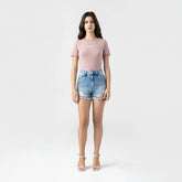 QYLLA T-SHIRT WOMEN WOODROSE